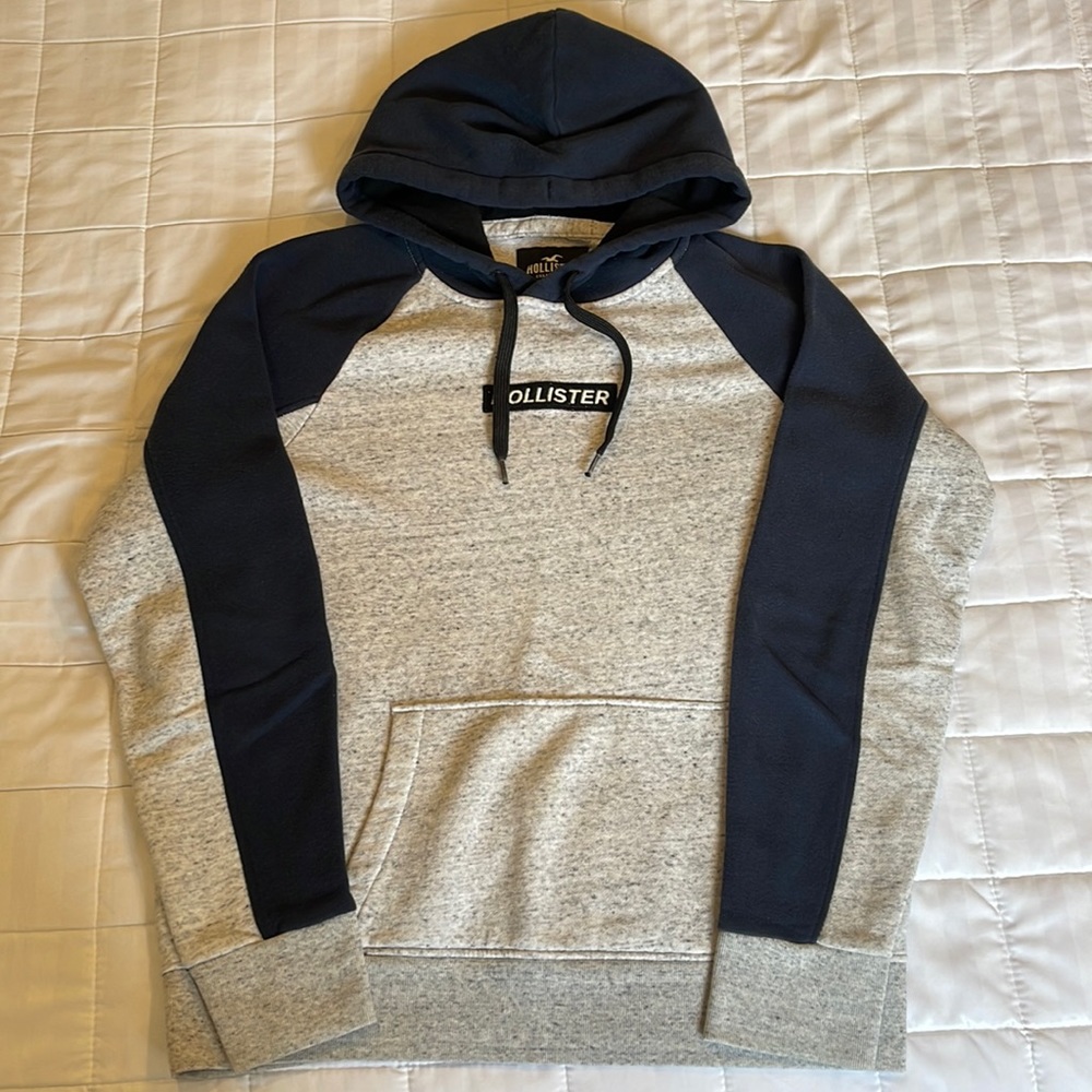 Hollister Hoodie Blue and White
